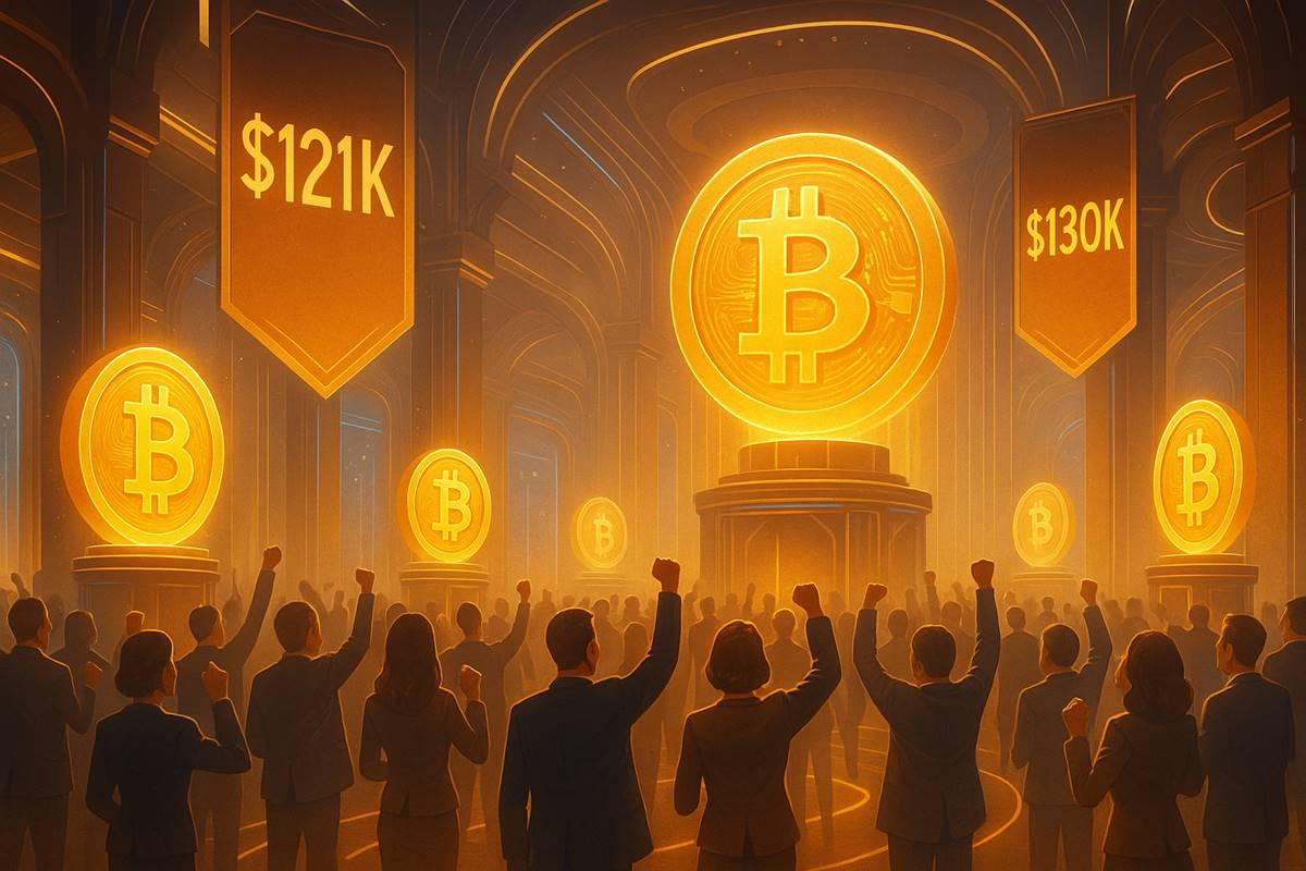 Bitcoin New Price Range: 121K-130K