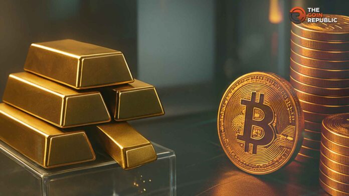 金融图表显示黄金投资者正将关注点转向比特币